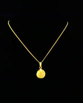 24k Gold Plated Seashell Pendant by Across The Puddle