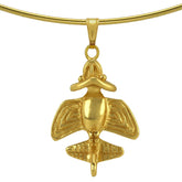 Ancient Aliens Jewelry Collection - Golden Jet-9 Omega Choker Necklace