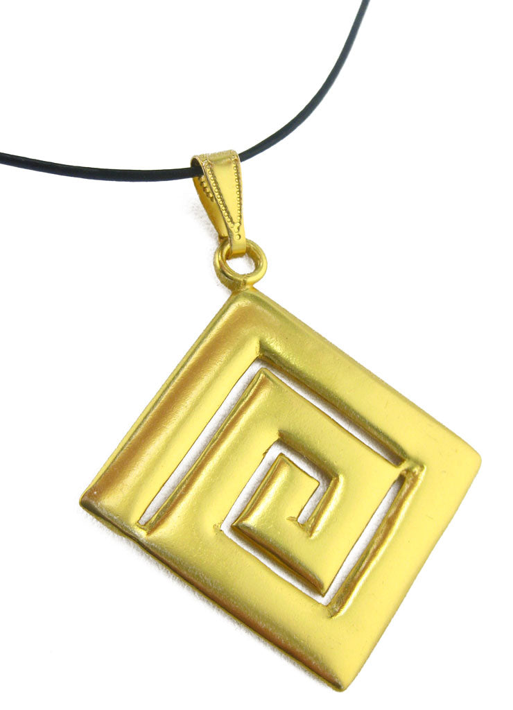 Square Spiral Necklace